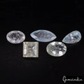 9.55 Cts/5 Pcs Natural Unheated Brazilian Blue Green Aquamarine Mix Cut Gems Lot