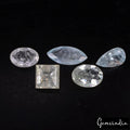 Aquamarine Lot, Loose Gemstone, Blue — 5 Pieces, 7mm to 14mm, 9.55 Ct, Brazil