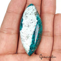Natural White Blue Turquoise Marquise Cabochon Loose Jewelry Gemstone 64.10 Ct