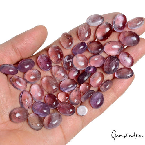 Amethyst Cabochon, Oval Cabcohon, Untreated — 9mm to 18mm, 370 Ct, Madagascar