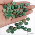 Emerald Beaded Strand, Color Enhanced — 11mm to 16mm, 550 Ct, Brazil
