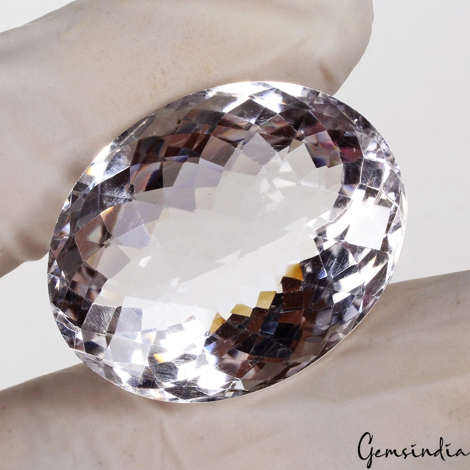 70.50 Cts Natural Untreated Lavender Color Amethyst Oval Checker Gem For Ring
