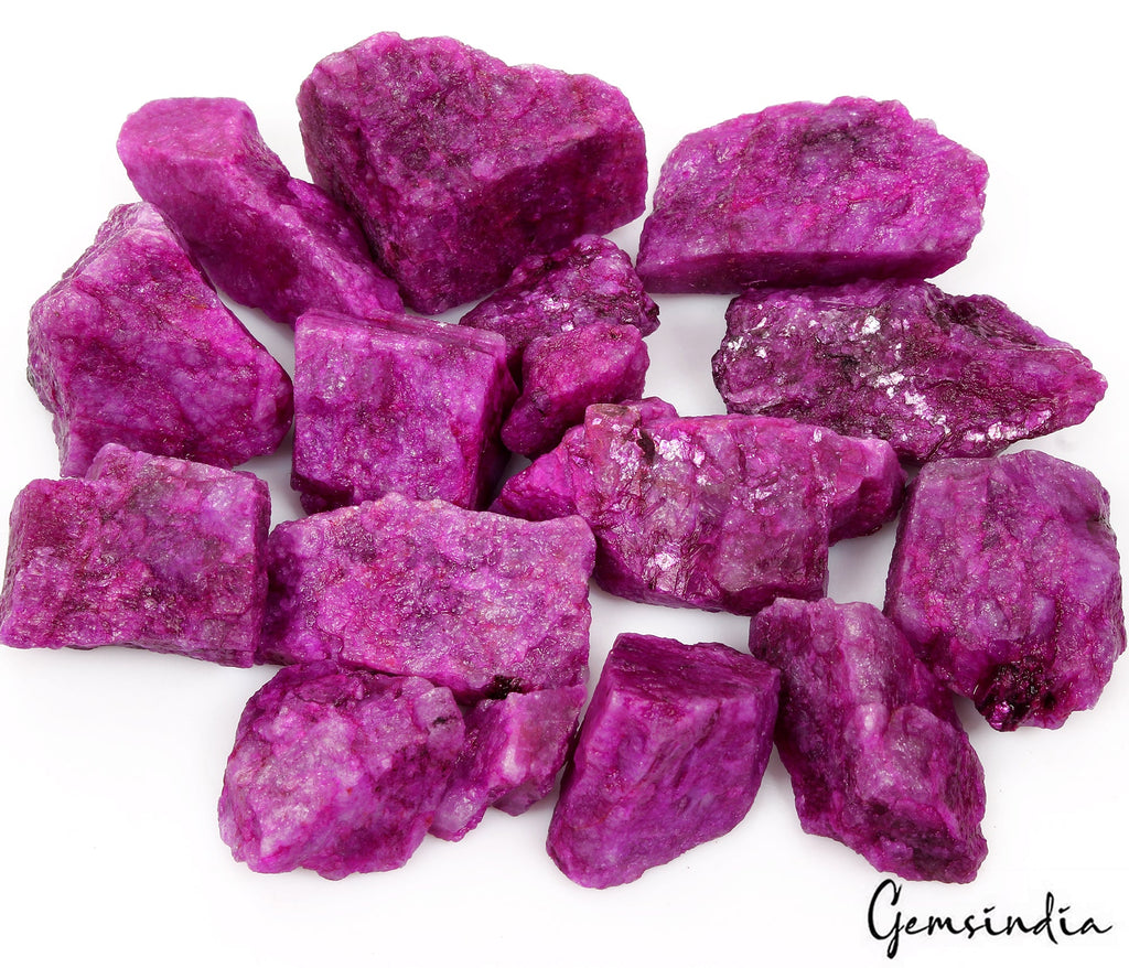 Red Beryl Rough Collection 1500Ct Natural Crystals Mineral Specimen Raw Gems Lot