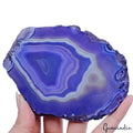400 Cts Natural Bi Color Onyx Agate Slice Druzy Freeform Cabochon Geode Gemstone