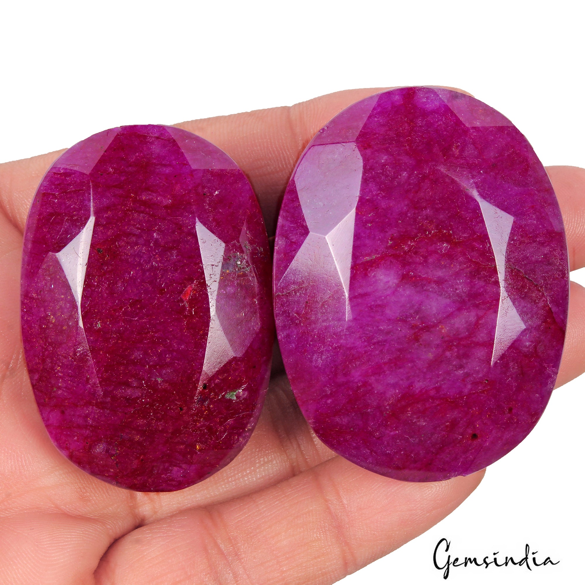 Beryl Loose Gemstone, Oval Cut, Color Enhanced — 50mm to 53mm, 700 Ct