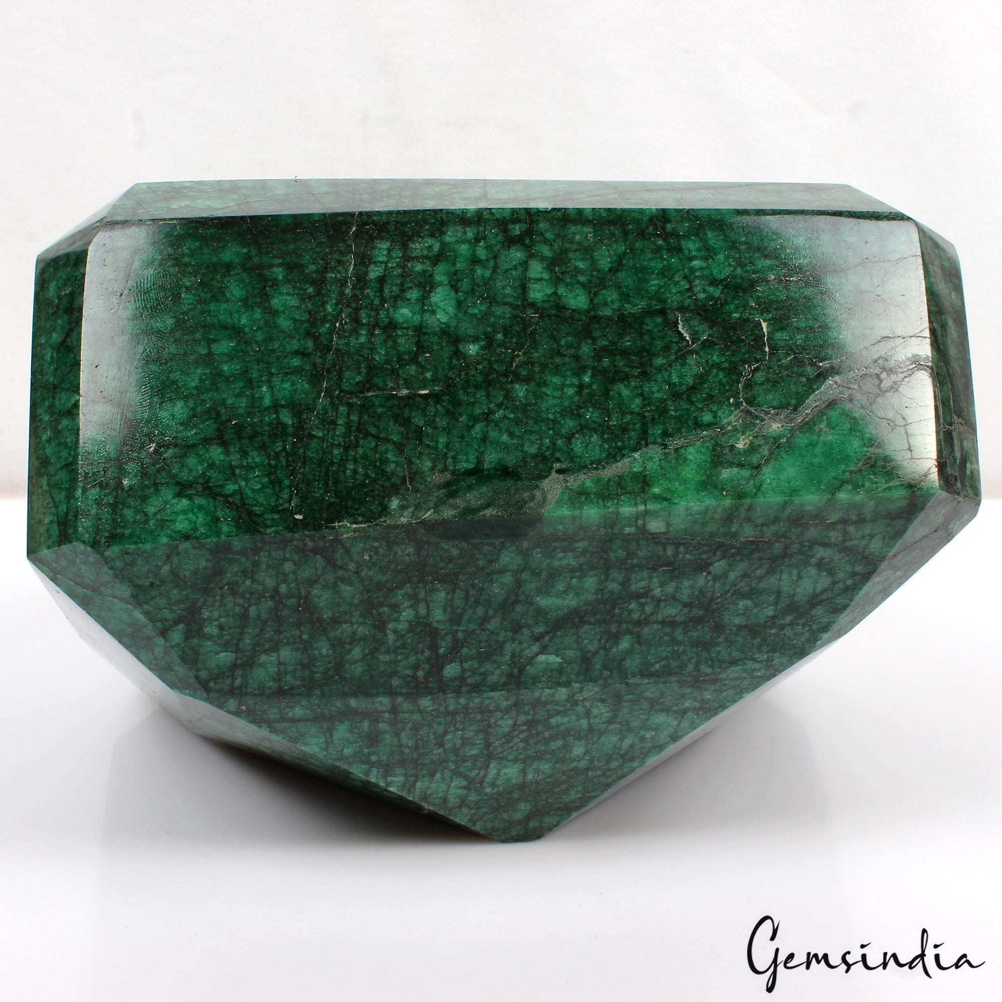 Huge 4.5Kg Natural Brazilian Green Emerald Earth Mined Museum Size Huge Gemstone