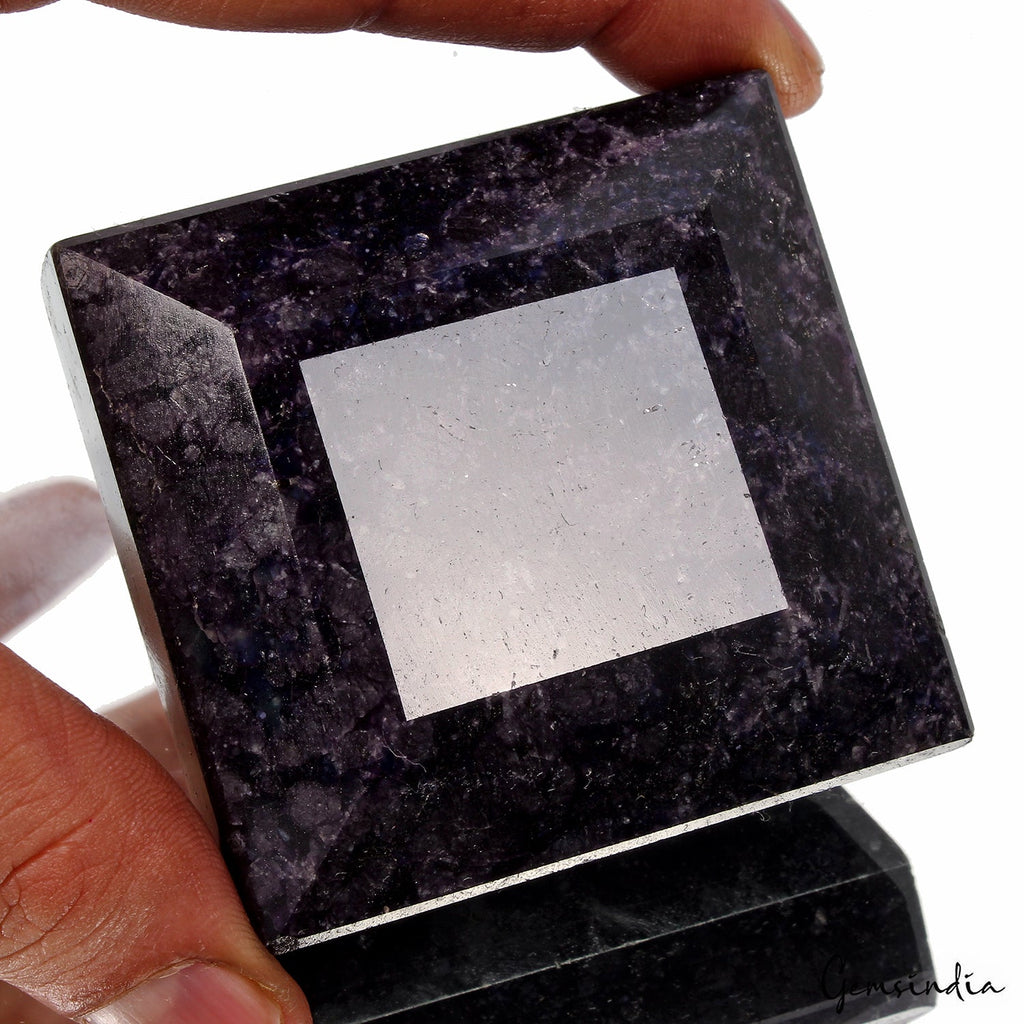 1900 Ct Natural Rectangle Cut Faceted Blue Sapphire Earth Mined Huge Size Gems