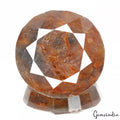 250.00 Ct Natural Untreated Brown Sapphire Round Cut Faceted Pendant Size Gems