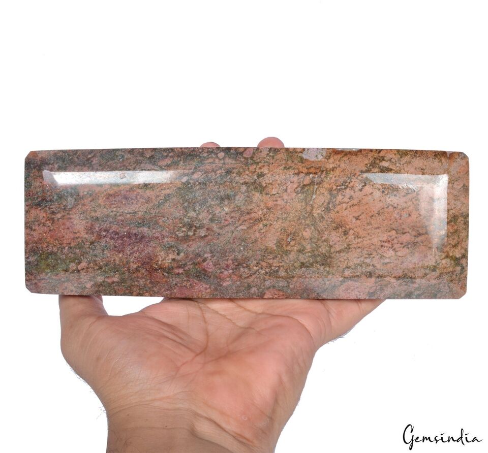 1.3 Kg Untreated Ruby Octagon Cut Top Grade Gemstone Museum Size W Stand