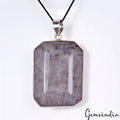 24.90 Gram Natural Ruby in Crystal Matrix 925 Sterling Silver Jewelry Pendant