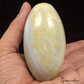 1520 Ct Natural Untreated Chrysoprase Oval Shape Egg With Stand Healing Gemstone