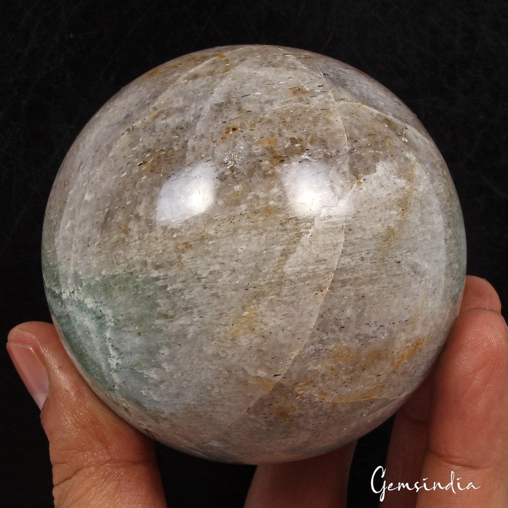 3100Ct Natural Untreated Green Aventurine Healing Crystal Mineral Sphere W Stand