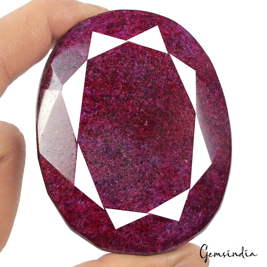 1660 Ct Natural Ruby Huge Size Oval Cut Earth Mined Gemstone From Madagascar