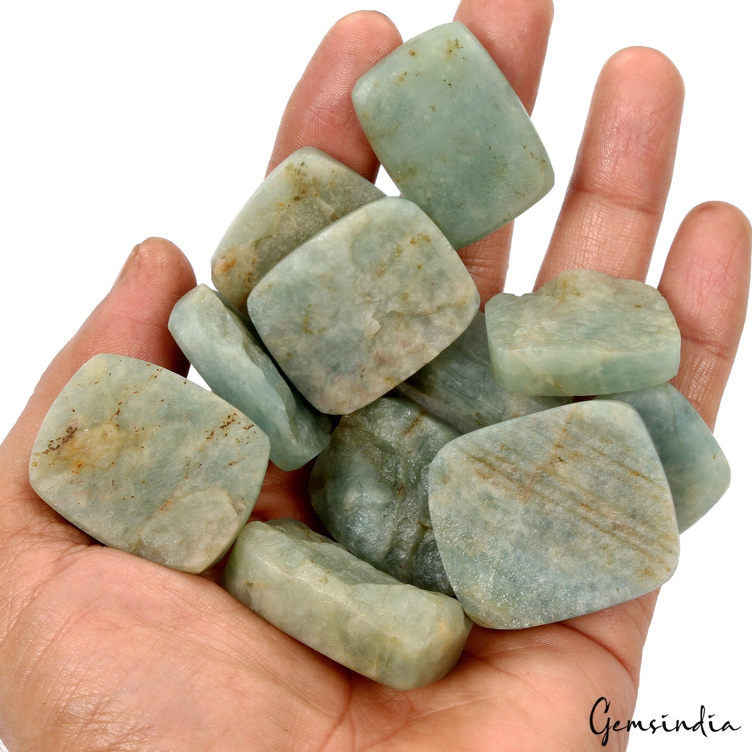 900 Cts/11 Pcs Natural Untreated Green Blue Aquamarine Uncut Druzy Rough Gems