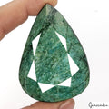 720 Ct Natural Brazilian Green Emerald Pear Faceted Cut Loose Huge Size Gemstone