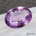 VVS 28.50Ct Natural Amethyst Certified Huge Pendant Size Oval Untreated Gemstone