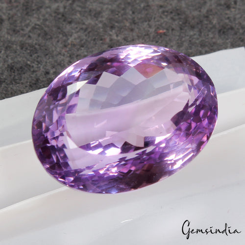 Amethyst Loose Gemstone, Untreated — 21x16x12mm, 28.50 Ct