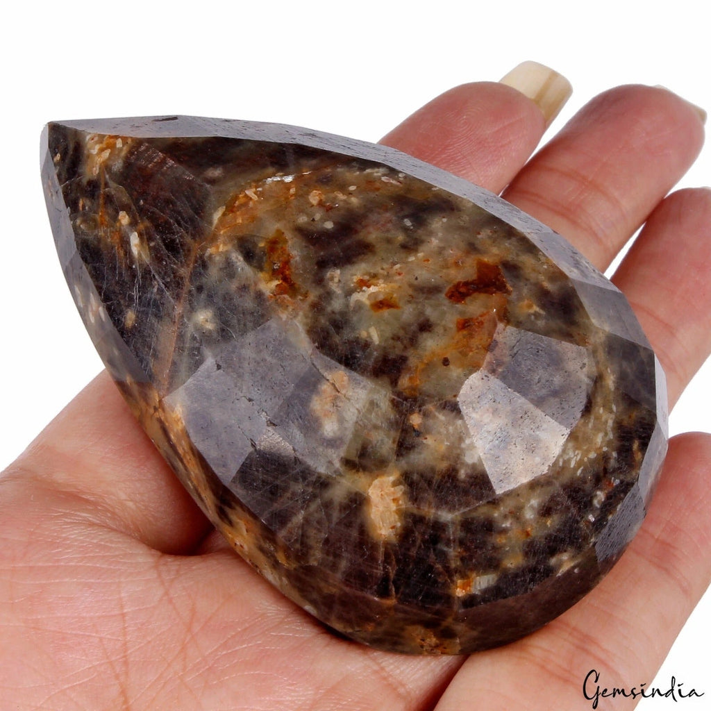 840 Ct Natural Black Brown Sapphire Untreated Certified Huge Loose Gemstone