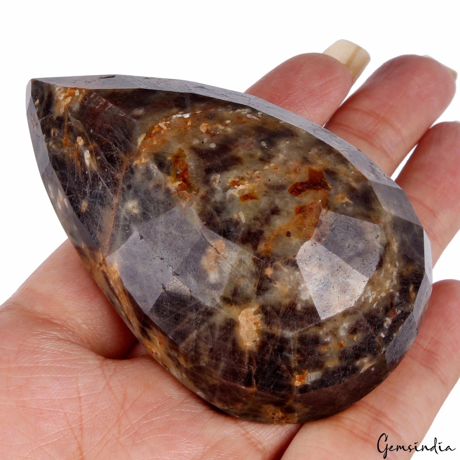 840 Ct Natural Black Brown Sapphire Untreated Certified Huge Loose Gemstone