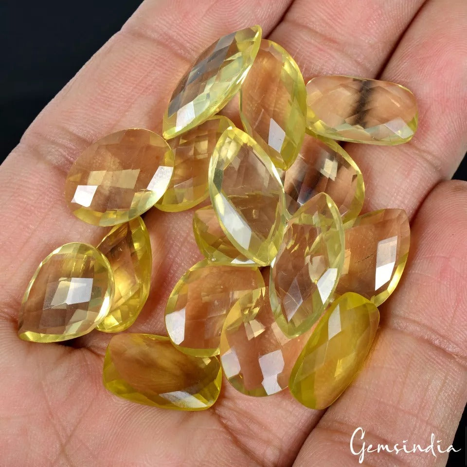 Citrine Lot, Loose Gemstone, Untreated — 16 Pieces, 15mm to 20mm, 96.00 Ct
