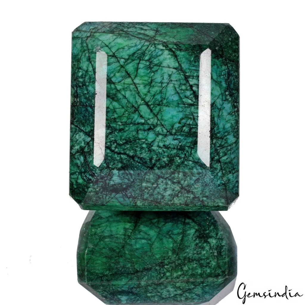 3180 Cts Natural Brazilian Dark Green Emerald Octagon Cut Huge Size Loose Gem