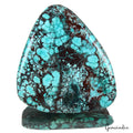 Turquoise Cabochon, Blue — 43 x 38 x 6mm, 78.80 Ct