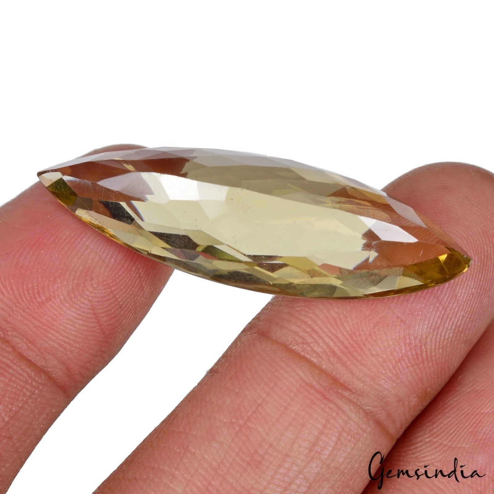 Citrine Loose Gemstone, Untreated — 41x13x10 mm, 32.80 Ct, Brazil