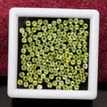 150 Pcs Natural Peridot 3mm Round Cut Loose Untreated Gemstones Wholesale Lot