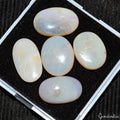 38.70 Cts Natural Australian Opal Multi Shine Loose Oval Cab Jewelry Gemstones