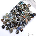 650 Ct Natural Untreated Blue Shine Labradorite Mix Cabochon Loose Gemstone Lot