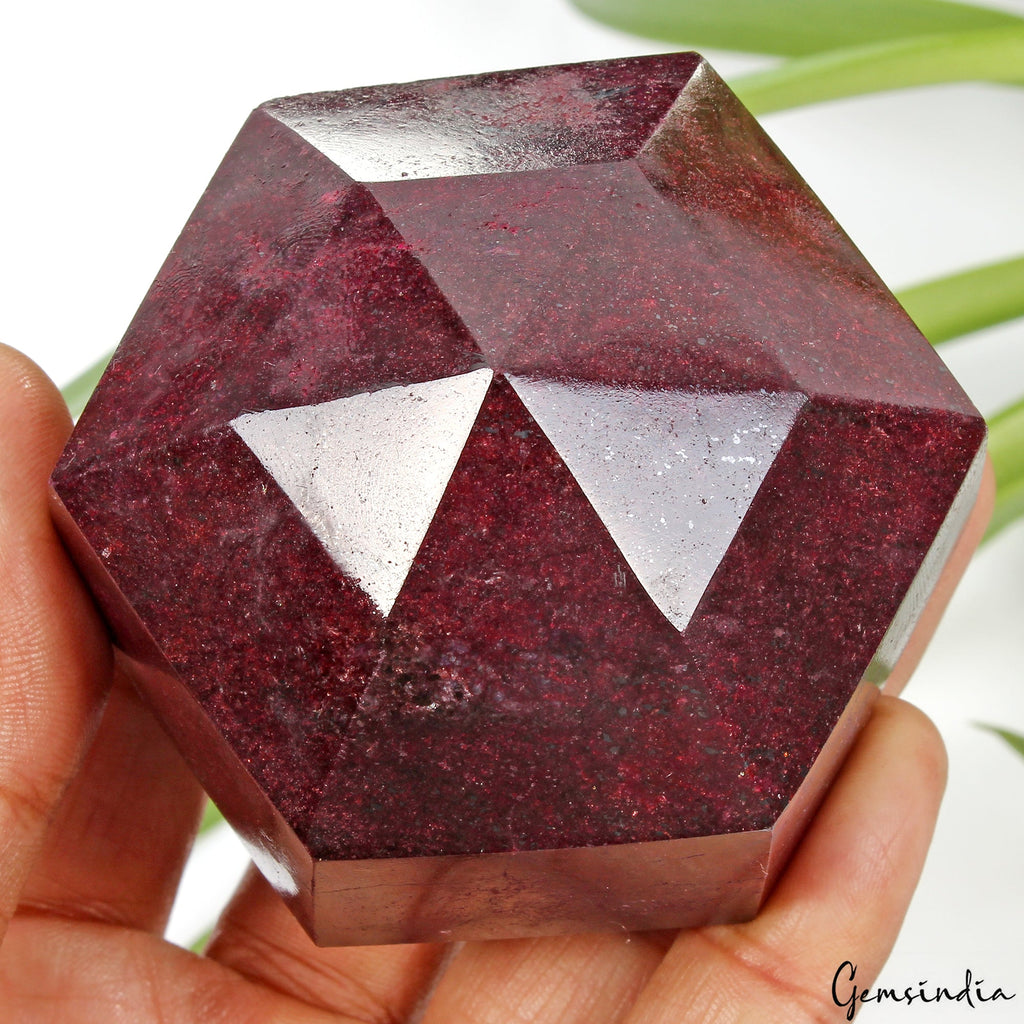 Earth mined 2350 Cts Natural Red Ruby Hexagon Cut Huge Size Madagascar Gemstone
