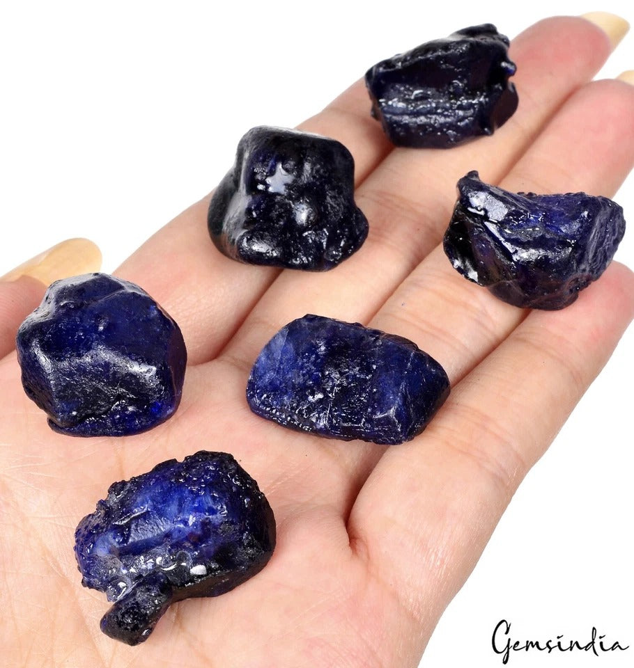Ceylon Sapphire Rough Specimen, Heated, Blue — 20mm To 24mm, 340 Ct, Sri Lanka