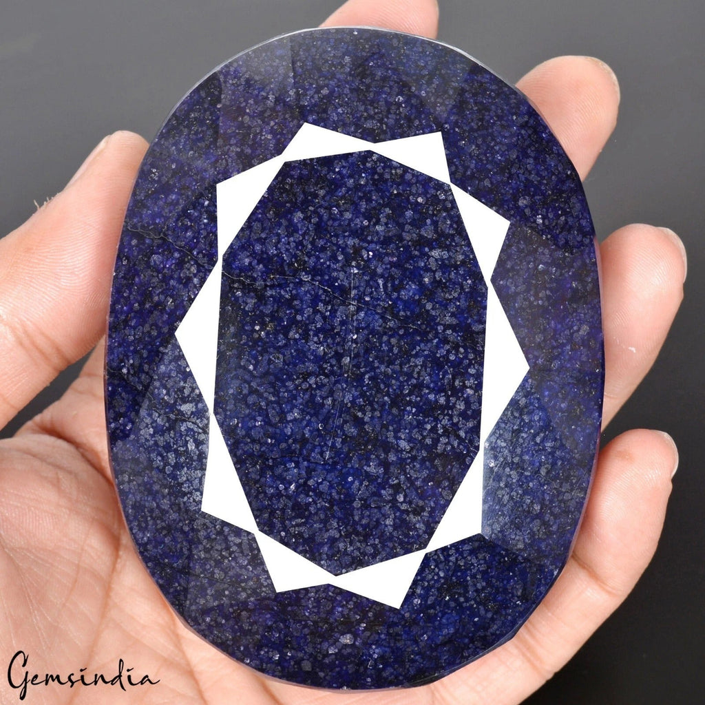 MUSEUM SIZE 2860 Ct Natural Blue Sapphire Oval Cut Loose Earth Mined Gemstone
