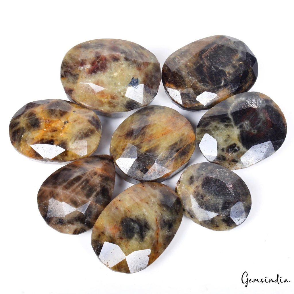 1750 Ct Natural Untreated Bi-color Sapphire Mix Cut Loose Earth Mined Gems~8 Pcs