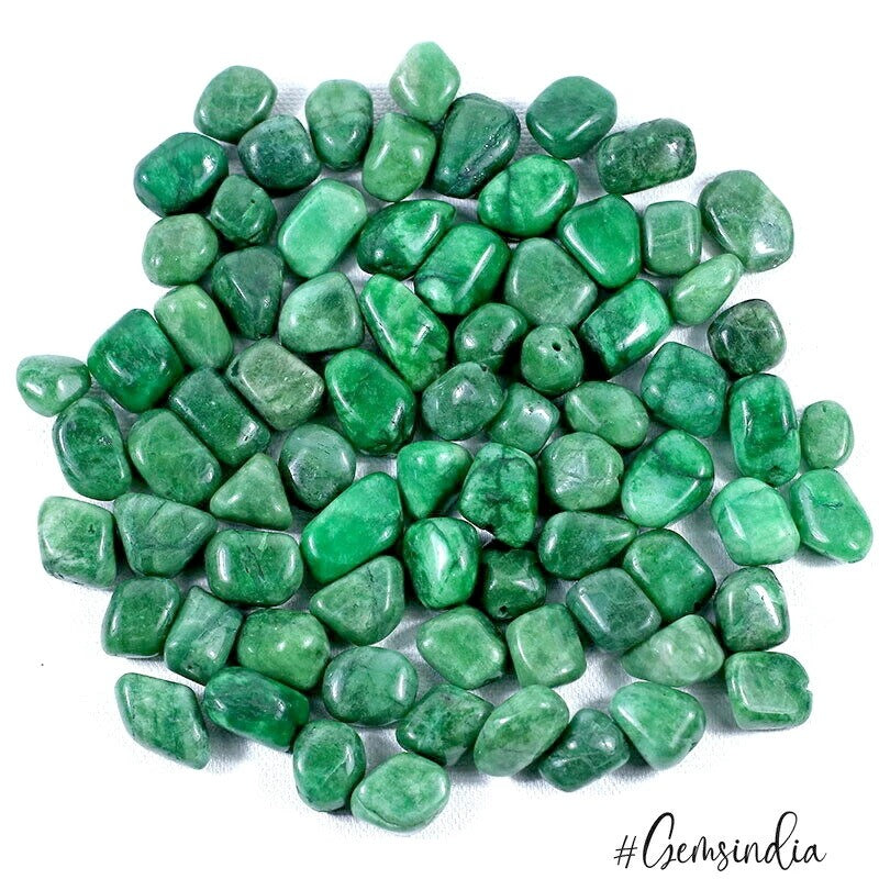 Emerald Beaded Strand, Color Enhanced — 11mm to 22mm, 1300 Ct, Zambia