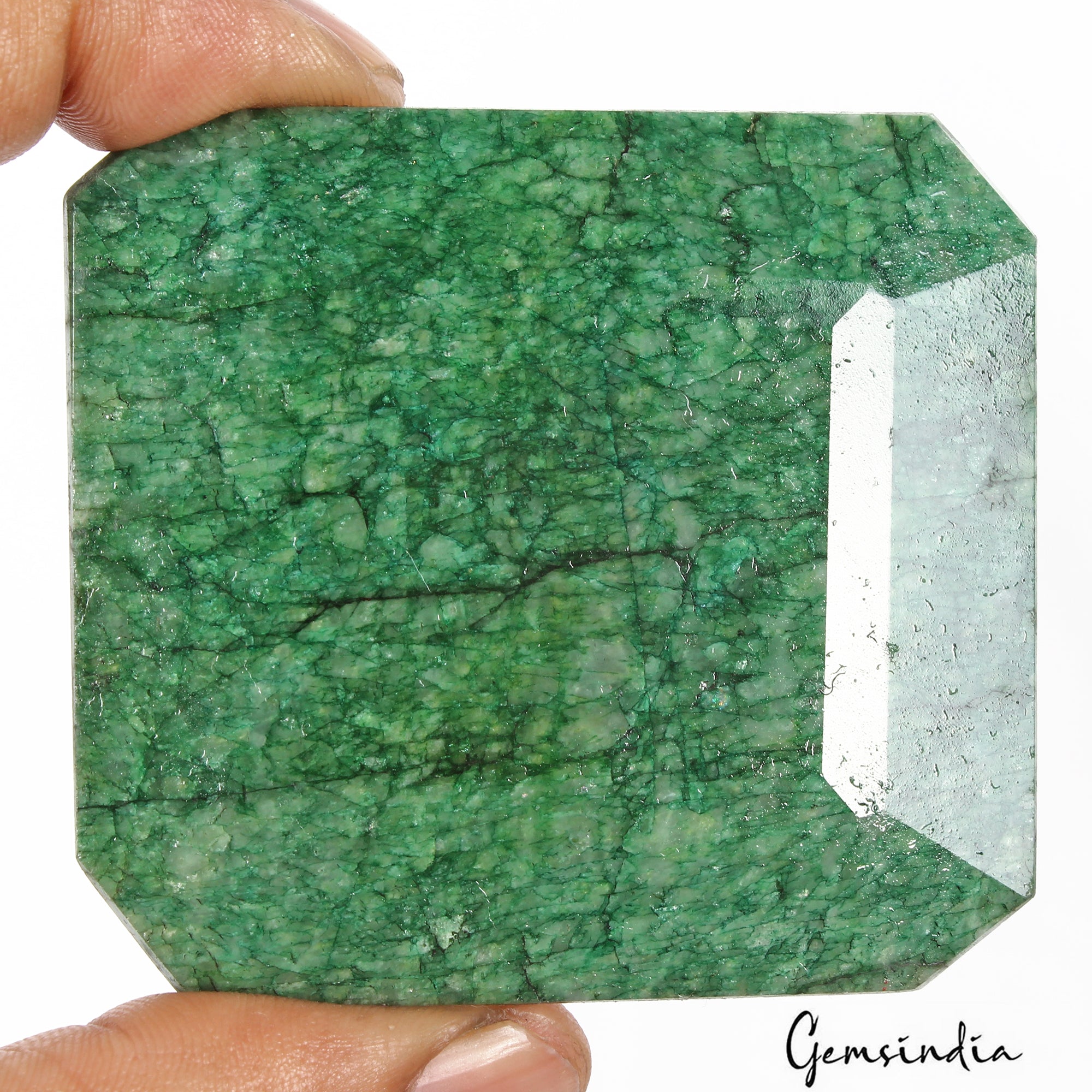 730 Cts Natural Brazilian Green Emerald Octagon Cut Earth Mined Loose Huge Gems