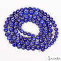1220 Ct Natural Rondelle Glossy Blue Lapis Lazuli Beaded 10-15mm Gems Strand~41"