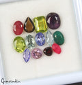 Lot of Natural Stones Semi Precious Mix Cut Gems For Jewelry Collection 13 Pcs