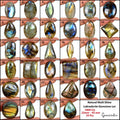 34 Pcs Natural Labradorite Flashy Untreated 23-45mm Mix Shape Cabochon Gemstones
