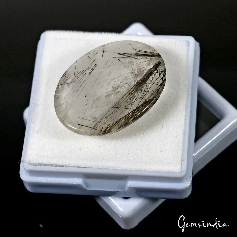 Tourmaline Cabochon, Untreated — 30x23x7mm, 37.90 Ct, Madagascar