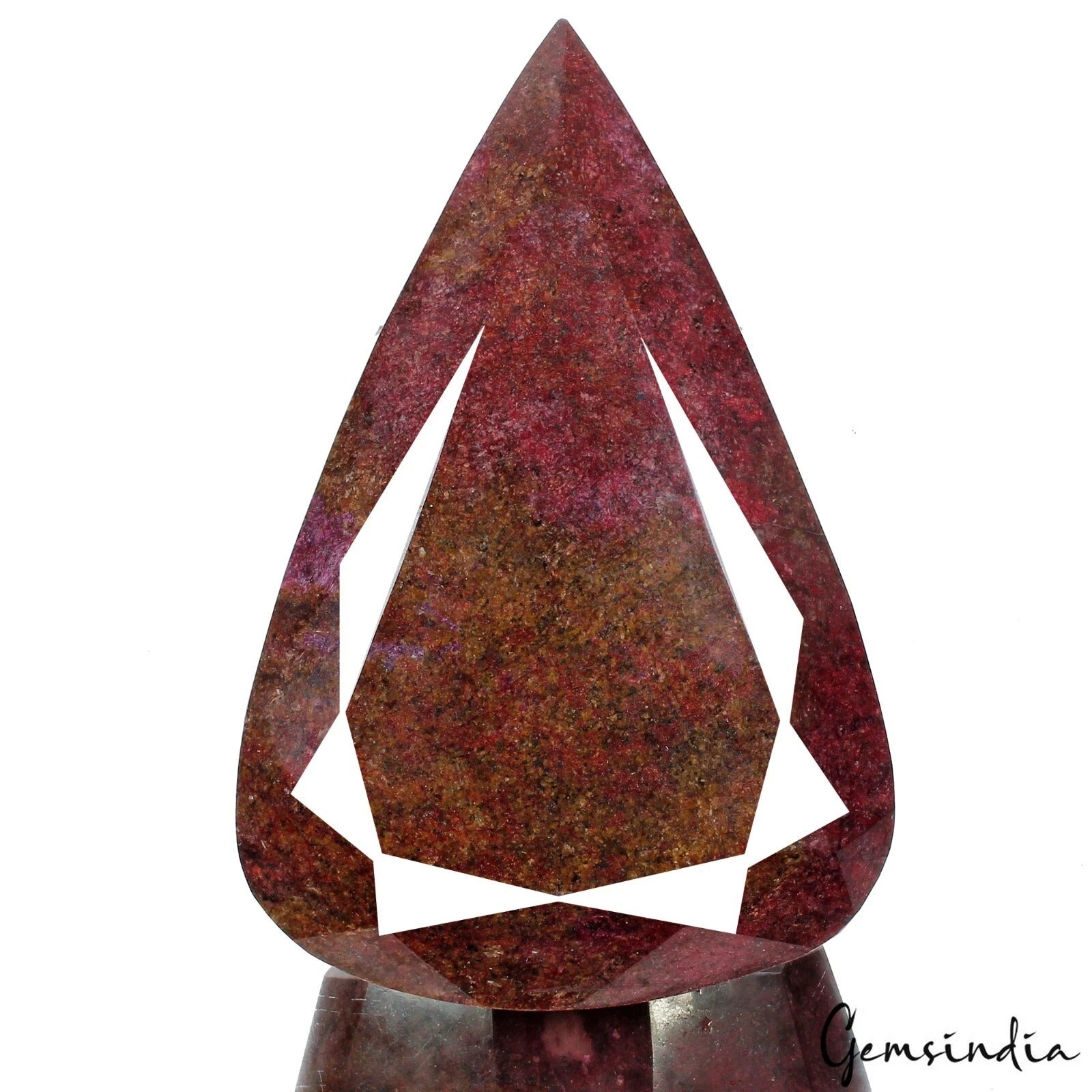 Ruby Loose Gemstone, Color Enhanced, Red — 8.5 x 5.5 x 4 Inch, 23150 Ct (4.63 Kg), Madagascar
