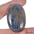230.00 Ct Natural Grey Blue Sapphire Oval Cab Loose Certified Gems For Pendant