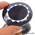 1280 Ct Natural Blue Sapphire Oval Faceted Museum Size Earth Mined Huge Gemstone