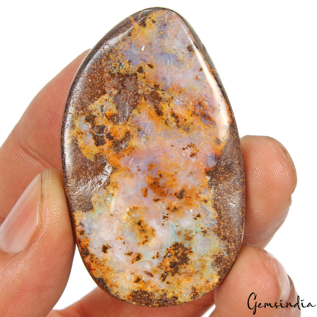 169.60 Ct Free Form Cabochon Natural Winton Matrix Boulder Opal - Queensland Gem
