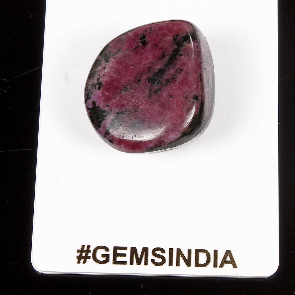 Certified 207.20Ct Natural Ruby Zoisite Crystal Healing Tumble Polished Gemstone