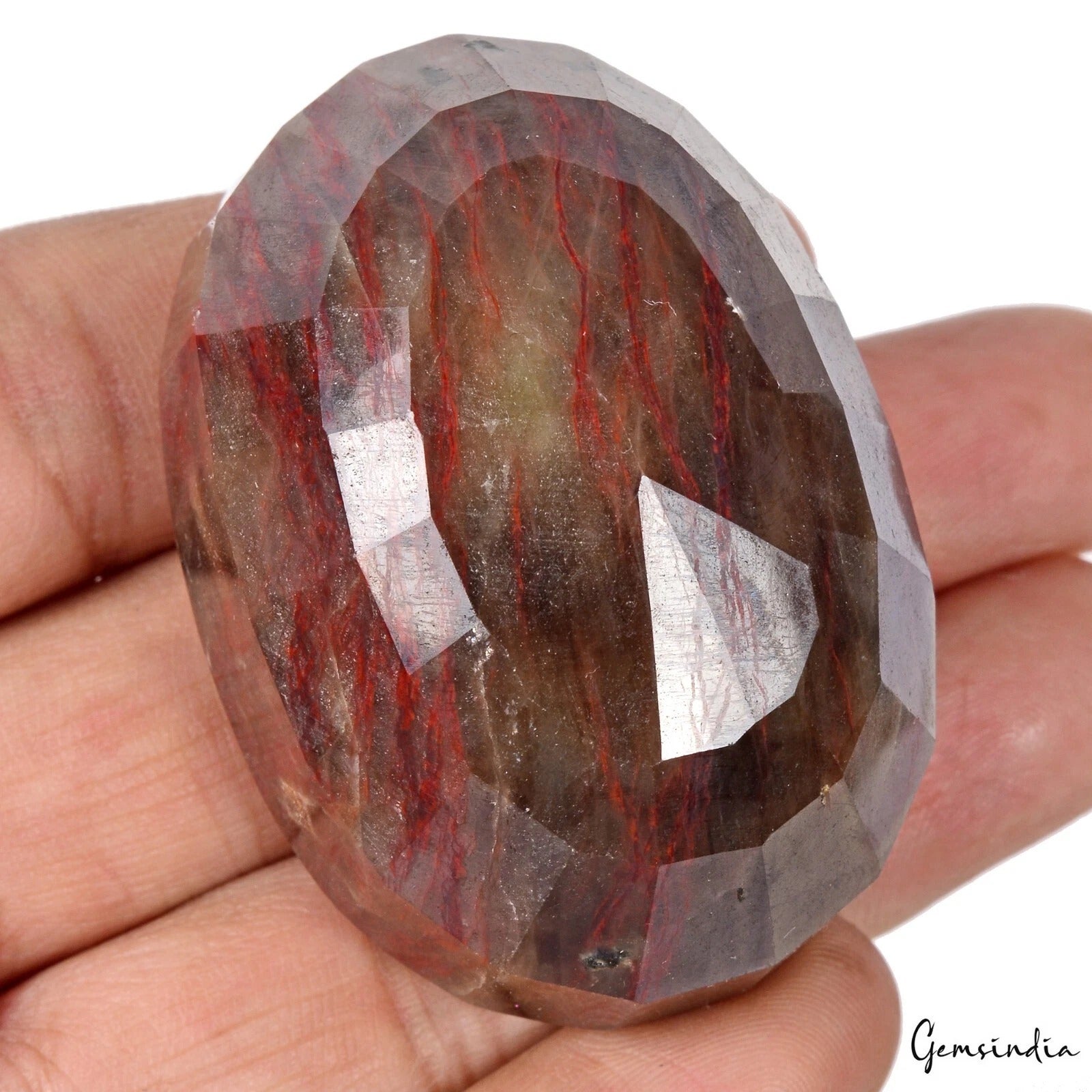 Sapphire Loose Gemstone, Oval Cut, Untreated — 53 x 37 x 30 mm, 685 Ct