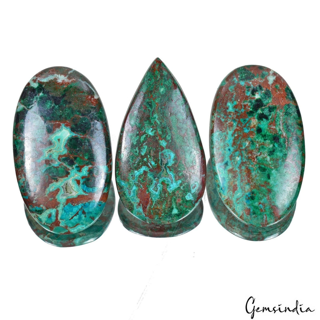 Natural Azurite Chrysocolla Mix Cabochon High Grade Loose Gemstones~ 159.70 Cts