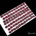 Ruby Lot, Loose Gemstone, Color Enhanced, Dark Red — 75 Pieces, 15mm to 19mm, 1450 Ct, Madagascar