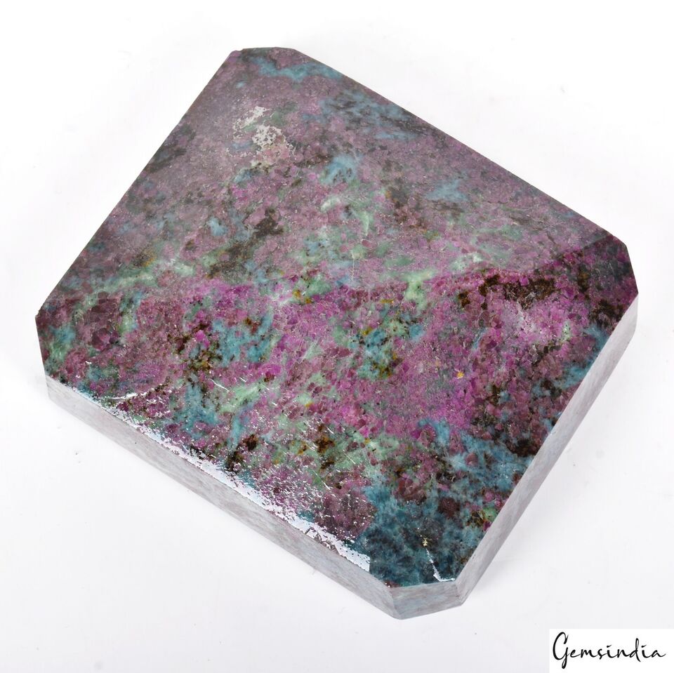 Ruby Kyanite Loose Gemstone, Untreated — 3.2x2.75x1.25 inch, 2400 Ct (0.48 Kg), Madagascar