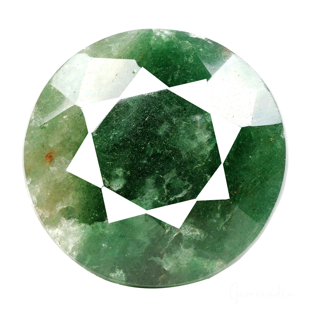 Strawberry Quartz Loose Gemstone, Green — 100 x 100 x 55mm, 3830 Ct, Madagascar